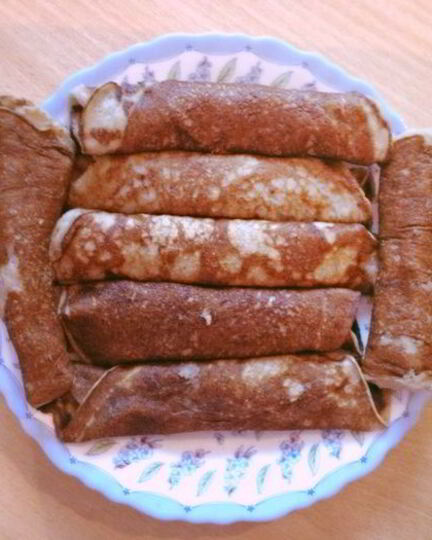 Рецепт банановых блинчиков