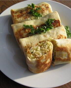 Блинчики с капустой
