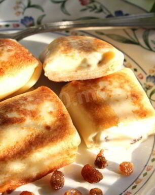 Блинчики с творогом классические