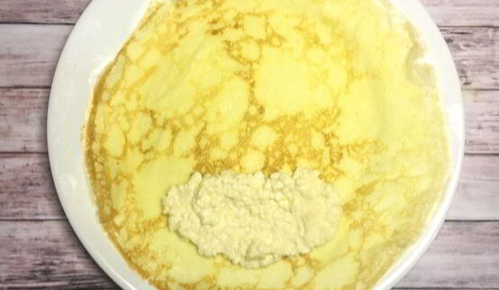 блинчики с творогом