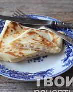 Блинчики с ветчиной и сыром