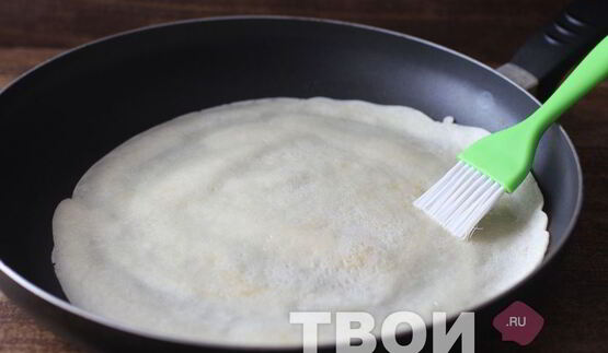 блинчики с ветчиной и сыром