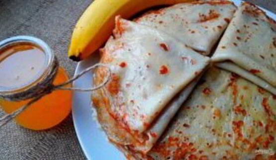 блины из банана