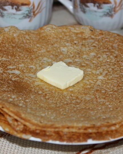 Рецепт блинов на кефире без яиц