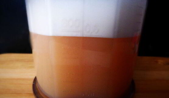 блины на кипятке и молоке