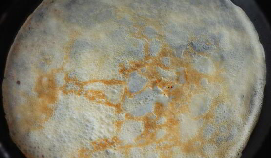 блины на кипятке и молоке