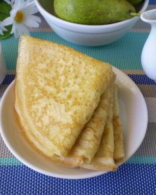 Блины на кислом кефире