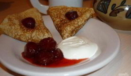 блины на сыворотке с тыквой