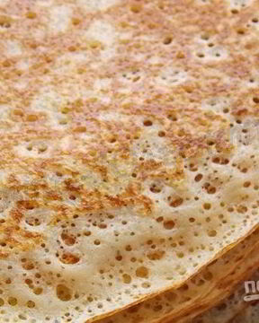 Блины на сыворотке тонкие с дырочками