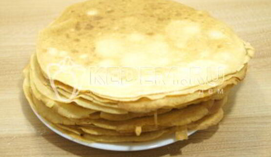 блины с фаршем и морковью по-корейски