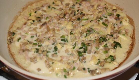 блины с припеком классические