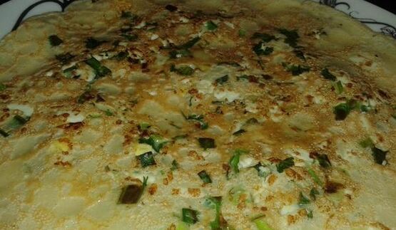 блины с припеком