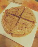 Блины с шоколадным припеком