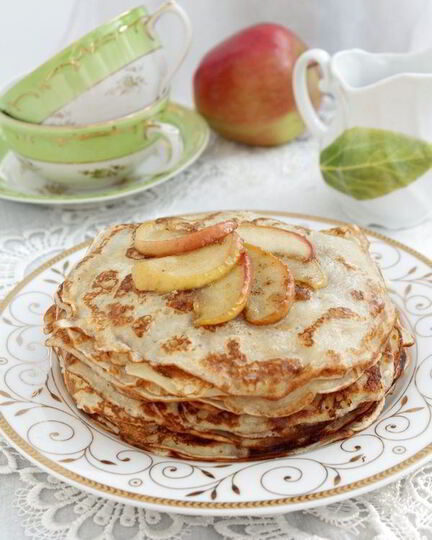 Рецепт блинов яблочных