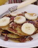 Быстрые банановые панкейки без муки