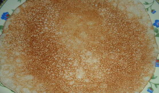 манные блины с шоколадом к масленице