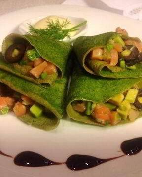 Шпинатные блинчики