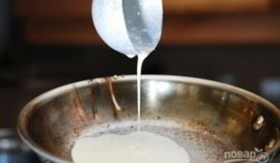 тоненькие блинчики на молоке с яйцами