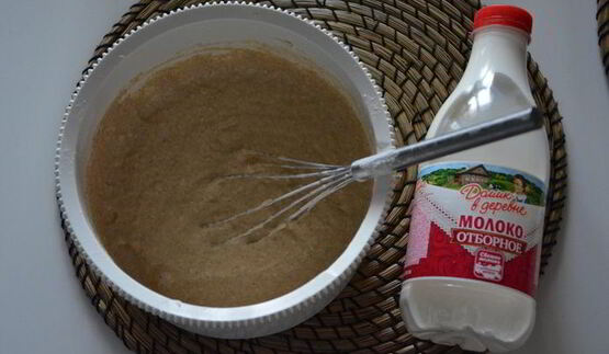 цельнозерновые заварные блины