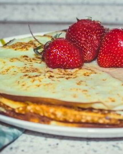 Рецепт творожных блинов