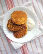 Тыквенные панкейки на кукурузной муке