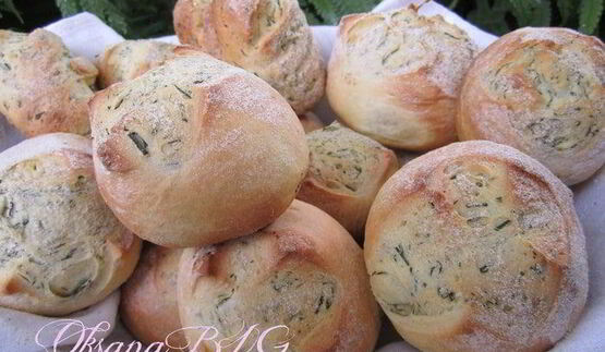 болгарские булочки с укропом