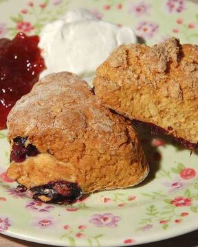 Булочки с голубикой