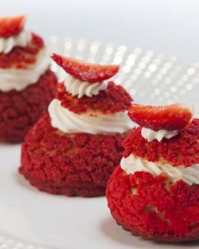 Булочки шу с крамблом