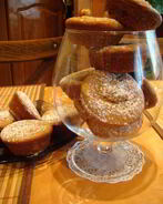 Булочки в формочке из ржаной муки