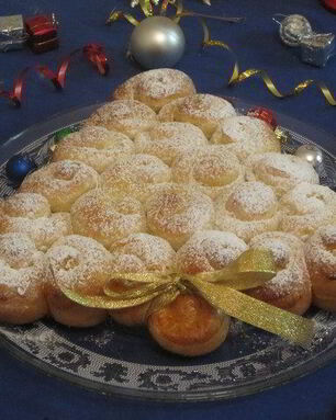 Булочки ванильные Елочка