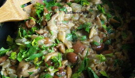 картофельные ватрушки с грибным фаршем