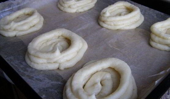 картофельные ватрушки с грибным фаршем