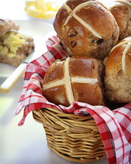 Рецепт крестовых булочек