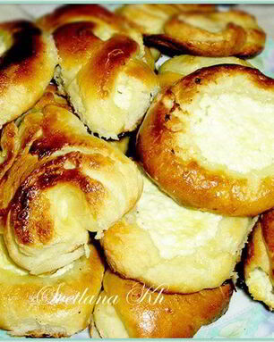 Плюшки-ватрушки с творогом