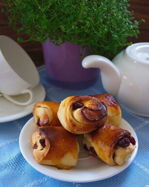 Сладкие булочки на кефире