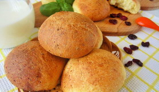 творожные булочки на ночном тесте