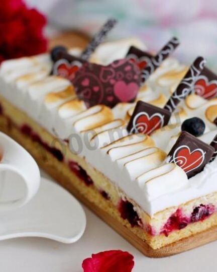 Рецепт али чизкейк с меренгой