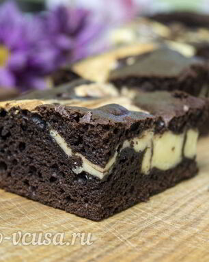 Брауни-чизкейк