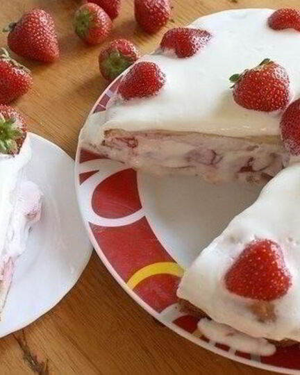 Рецепт чизкейка из творога с ягодами