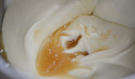 чизкейк с белым вином и виноградом