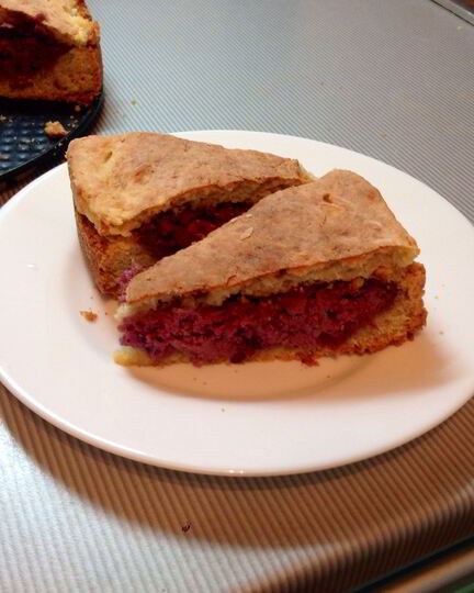 Рецепт чизкейка с черной смородиной