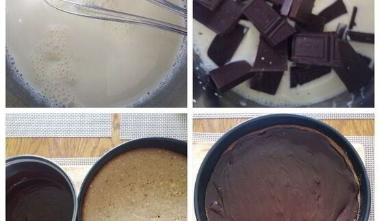 чизкейк с ежевикой