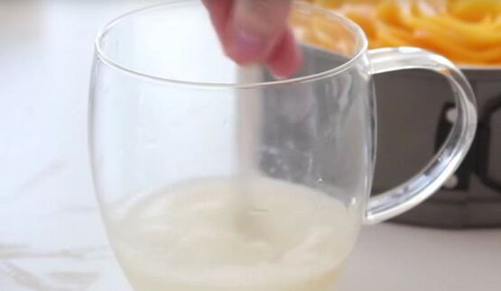 чизкейк с персиками