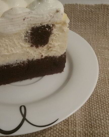 Рецепт чизкейка с шоколадным бисквитом