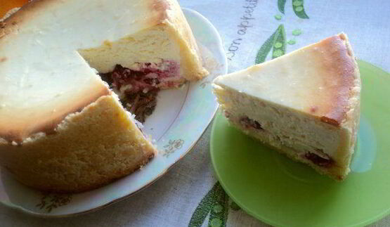 чизкейк с вишней