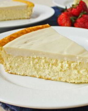 Чизкейк в микроволновке с крекером