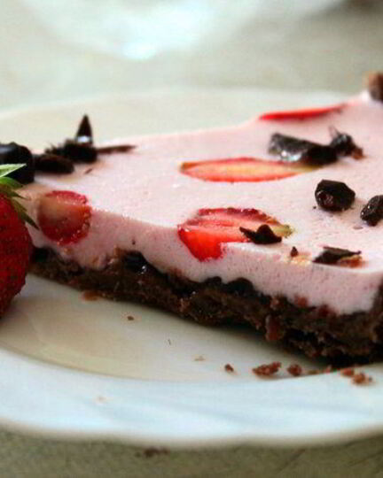 Рецепт клубнично-малинового чизкейк