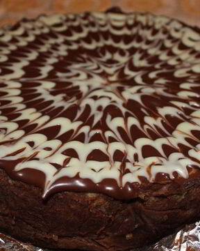 Кофейный чизкейк с шоколадной прослойкой