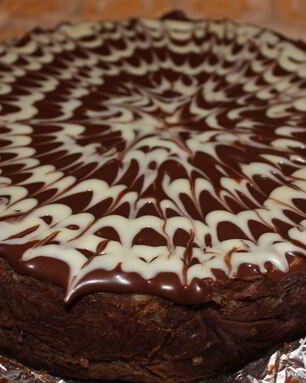 Кофейный чизкейк с шоколадной прослойкой