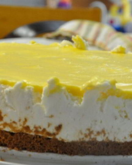 Рецепт лимонного чизкейка без выпечки